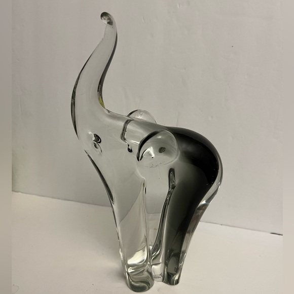 Italian VETRI DI Murano Art Glass Elephant with Labels Vintage 1980s Excellent - Picture 2 of 6